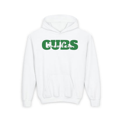 Brenham Cubs Double Text Youth Heavy Blend Hoodie