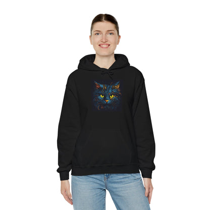 Creepy Black Cats 15 Heavy Blend™ Hooded Sweatshirt