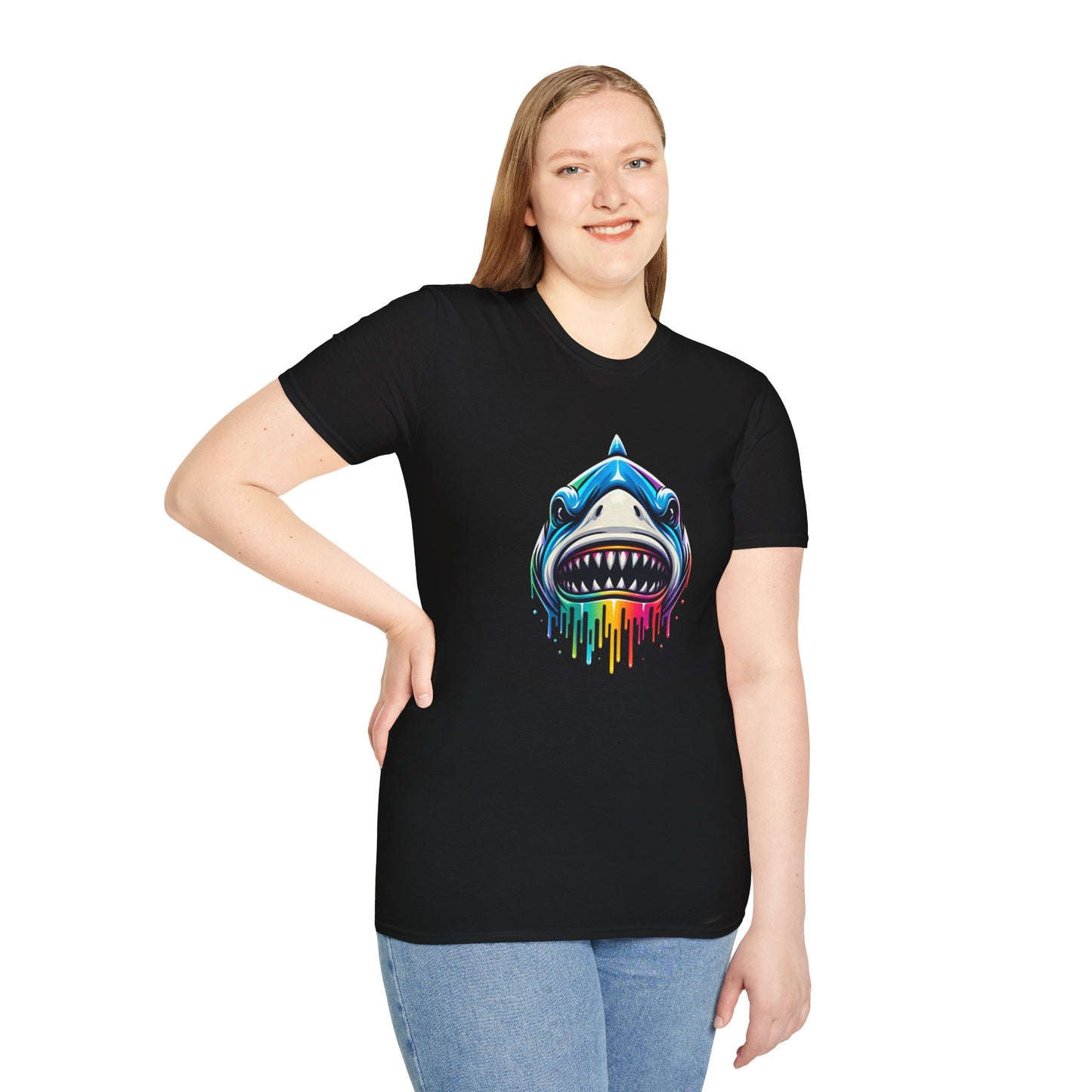 Colorful Shark T-shirt