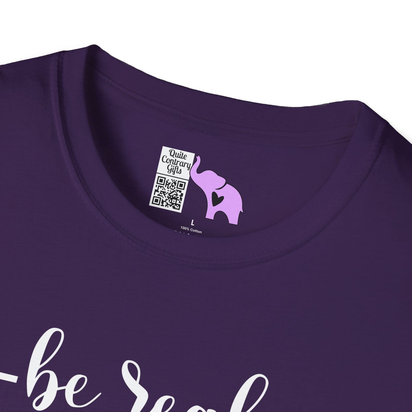 Be Real Not Perfect Adult T-shirt