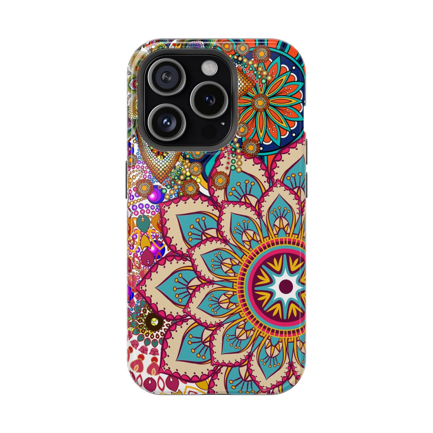 Colorful Mandala MagSafe® Compatible Tough Case for iPhone