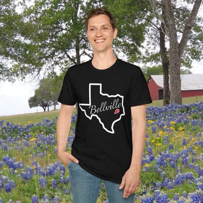Bellville Texas Adult T-shirt