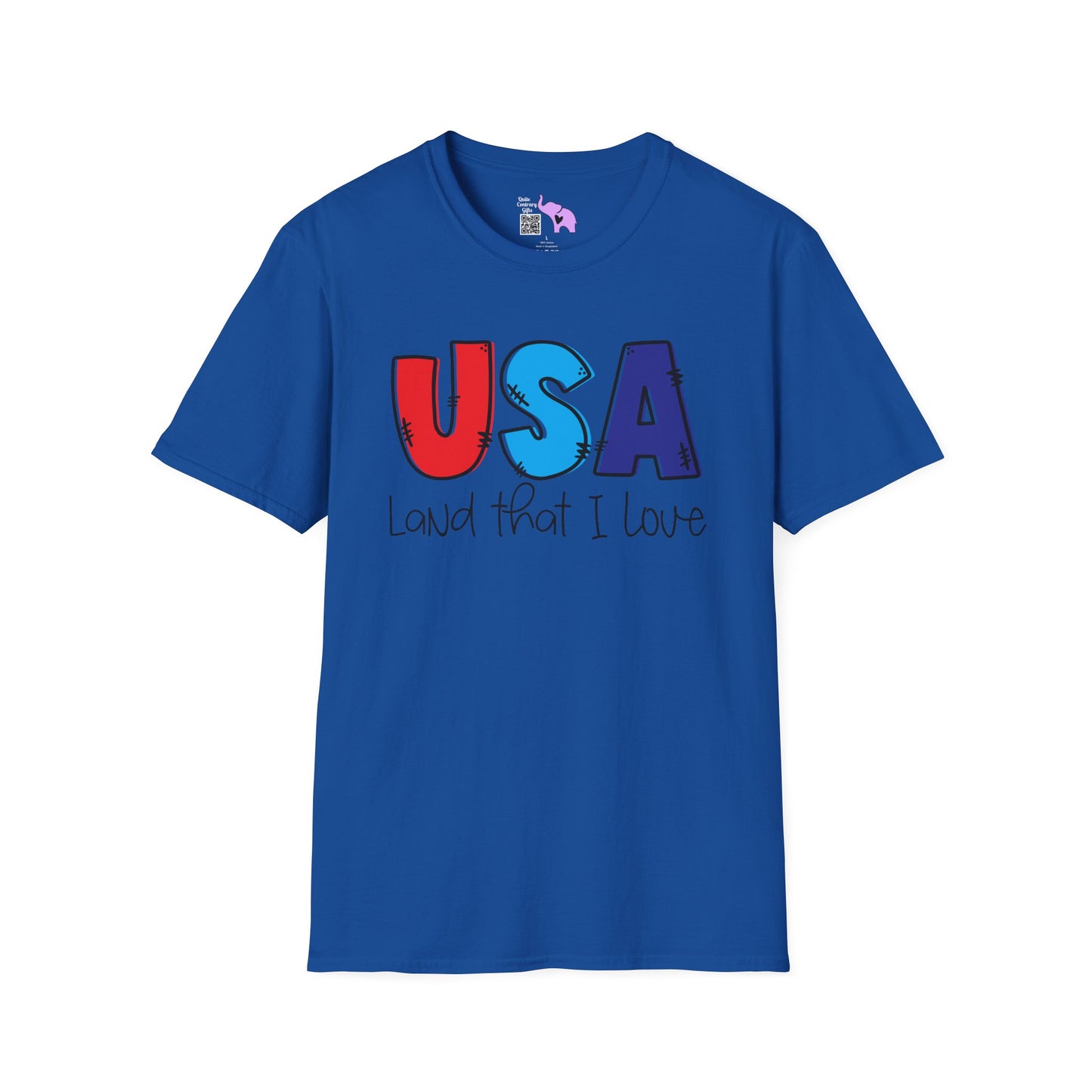 USA Land That I Love Adult T-shirt
