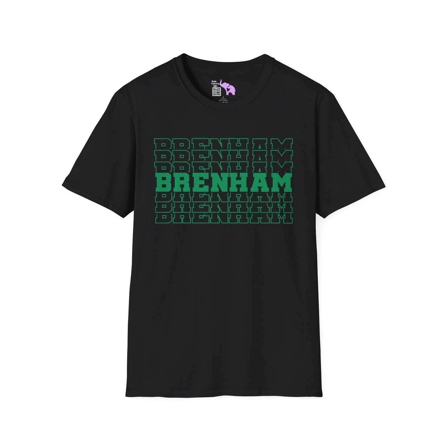 Brenham (Stacked) Adult T-shirt