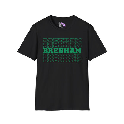Brenham (Stacked) Adult T-shirt