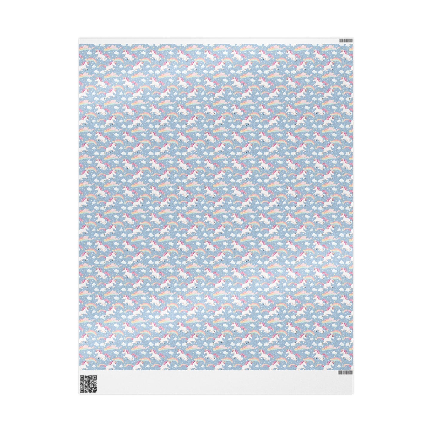 Snuggle Sky Unicorns Wrapping Paper