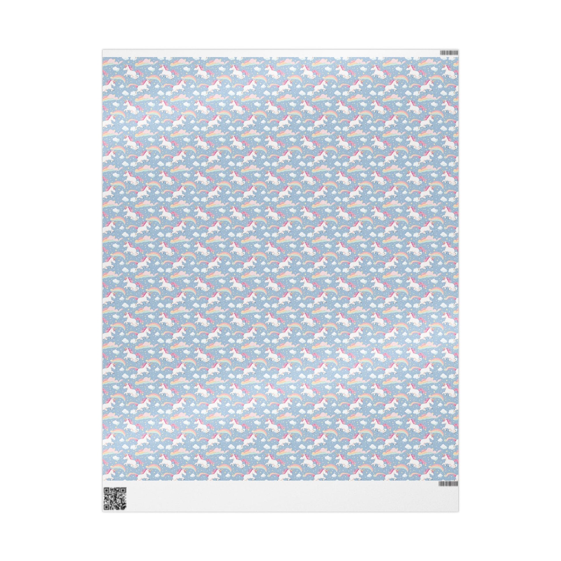 Snuggle Sky Unicorns Wrapping Paper