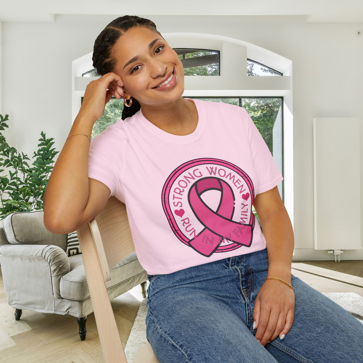 Strong Women Run In My Family Adult T-shirt