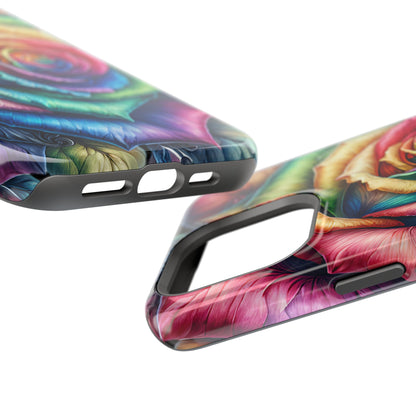 Colorful Rose MagSafe® Compatible Tough Case for iPhone