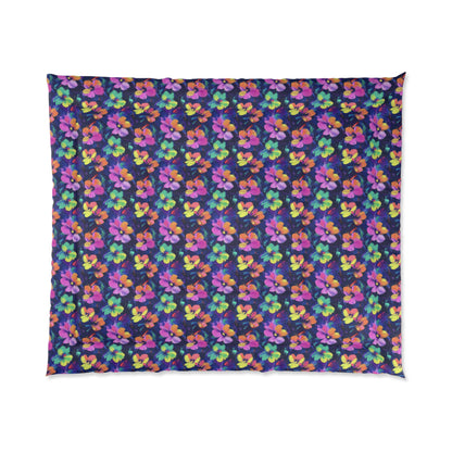 Watercolor Flowers Comforter