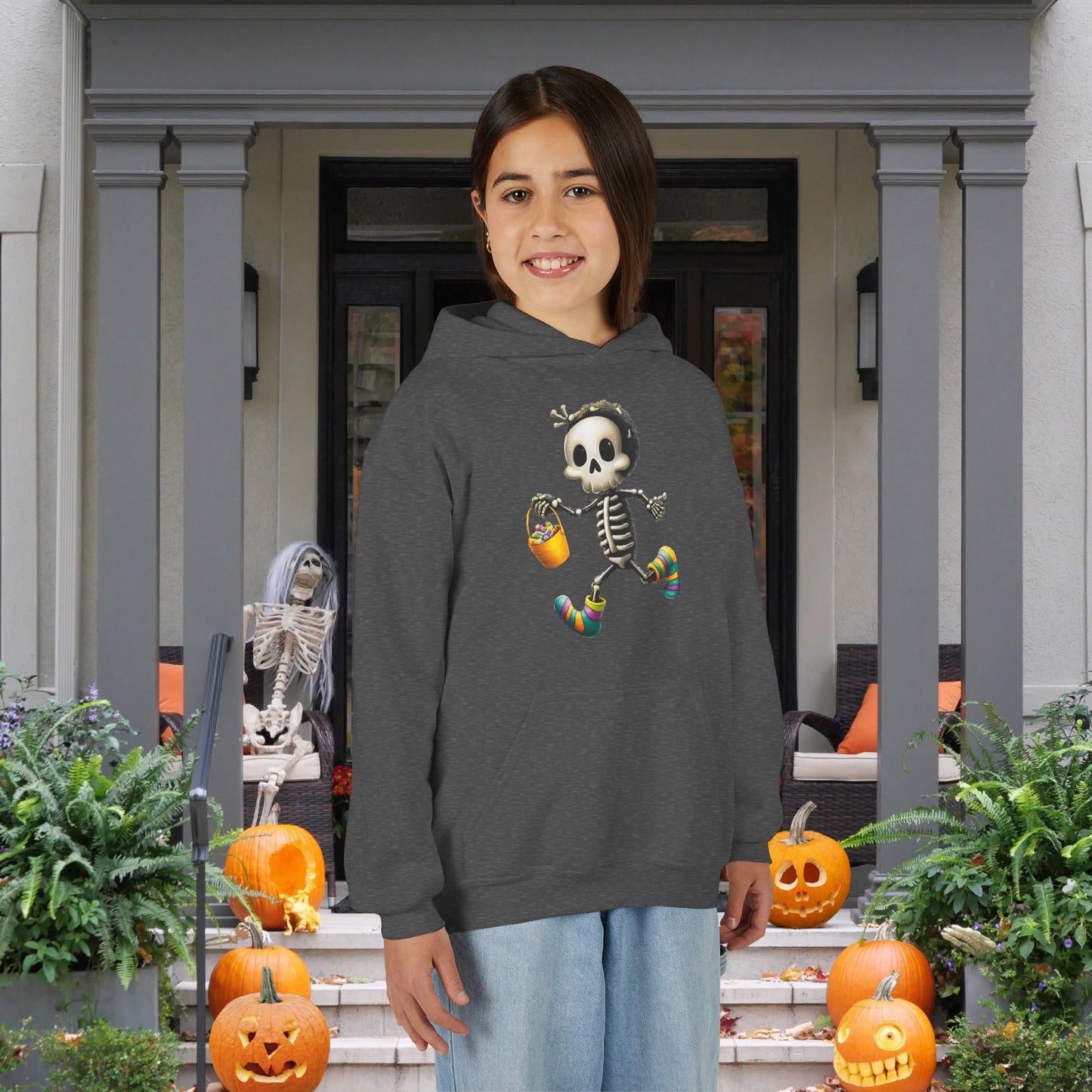 Bonesy Boo Youth Hoodie