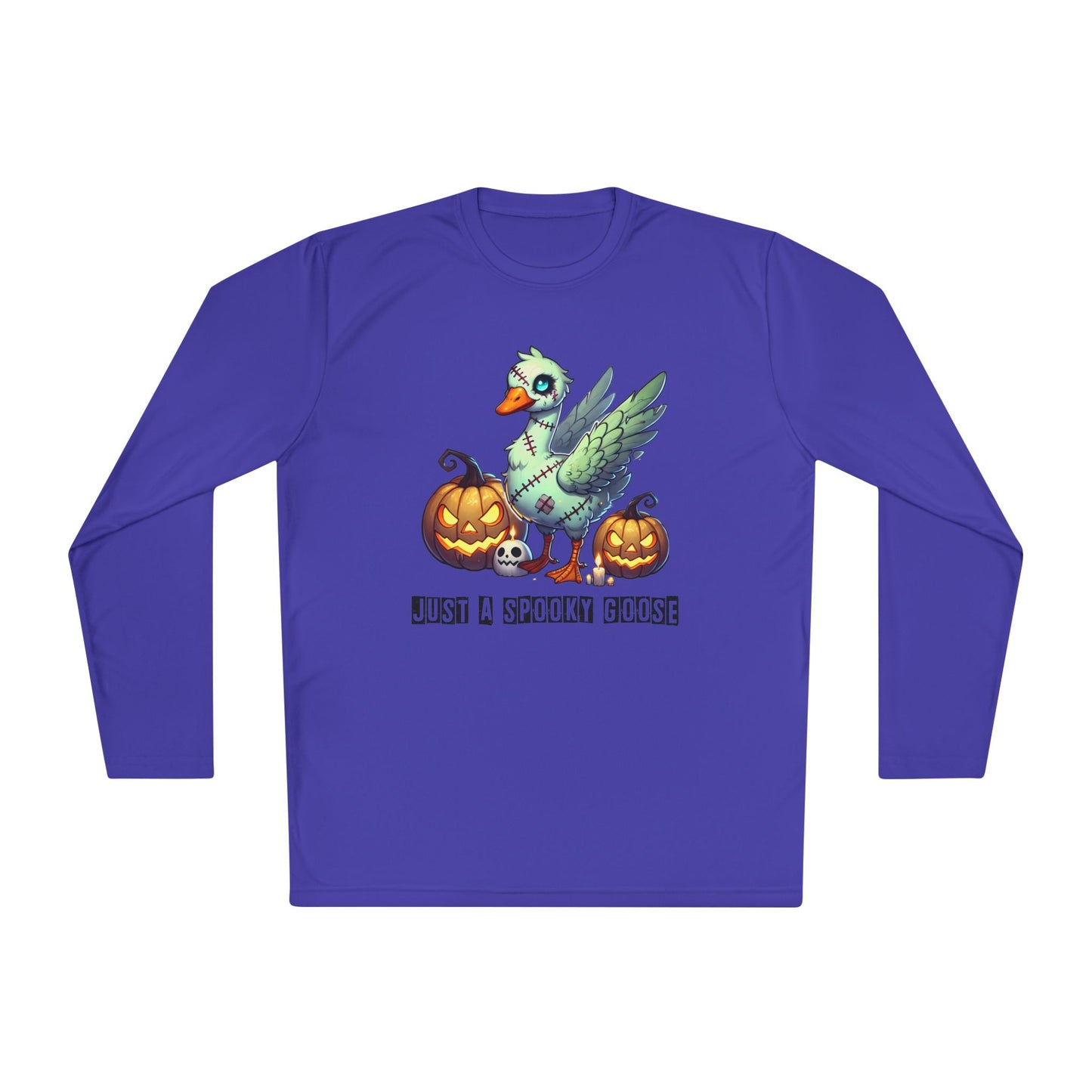 Just A Spooky Goose Adult Long Sleeve Tee