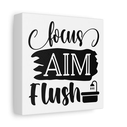 Focus Aim Flush 2 Canvas Art