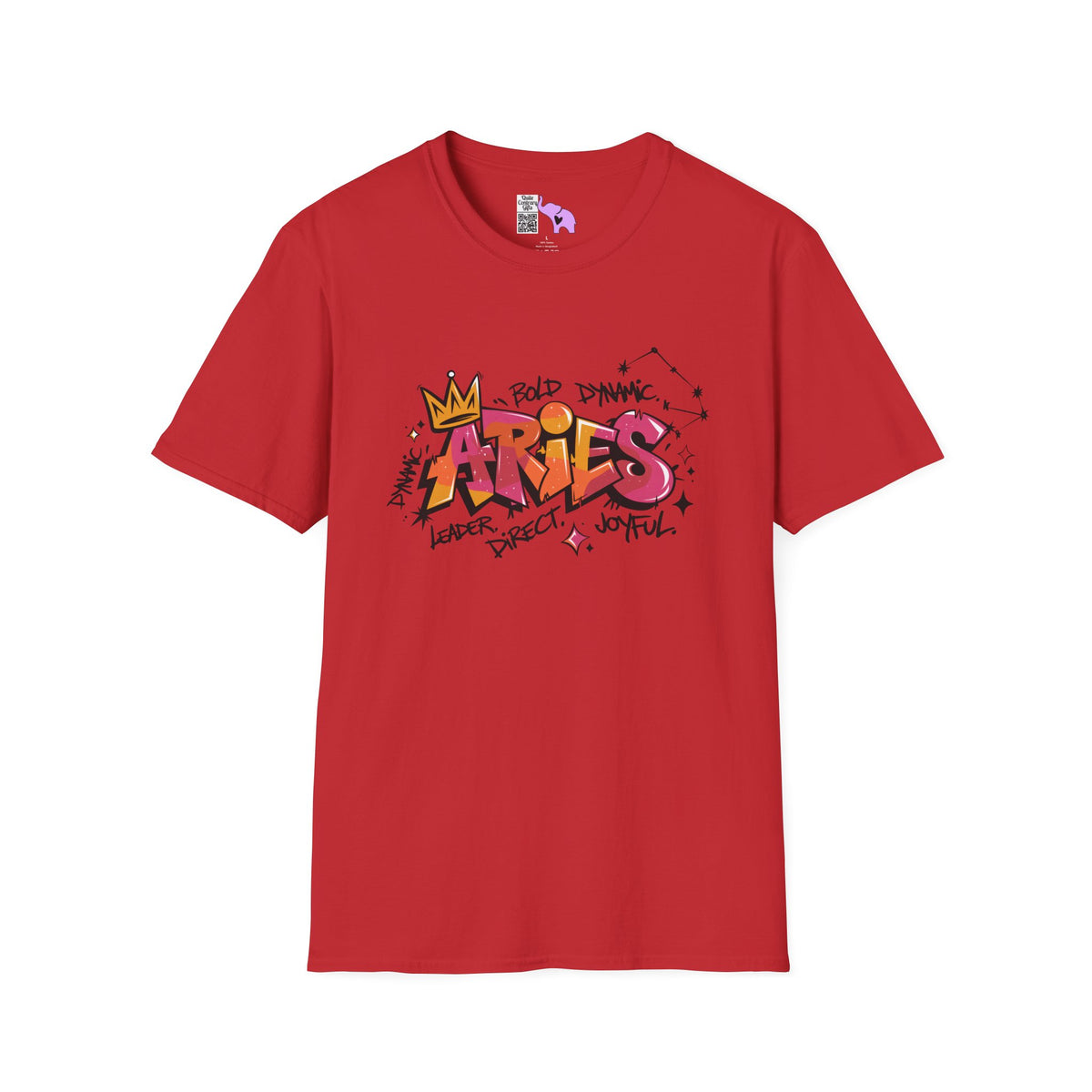 Aries Street Art Adult T-shirt