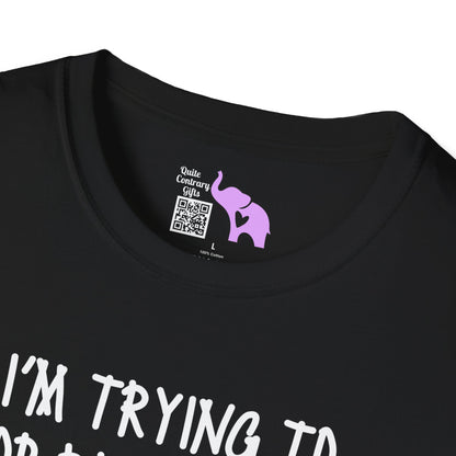 I'm Trying To Stop Being Mean But Yall Have To Stop Being Stupid First Adult T-shirt