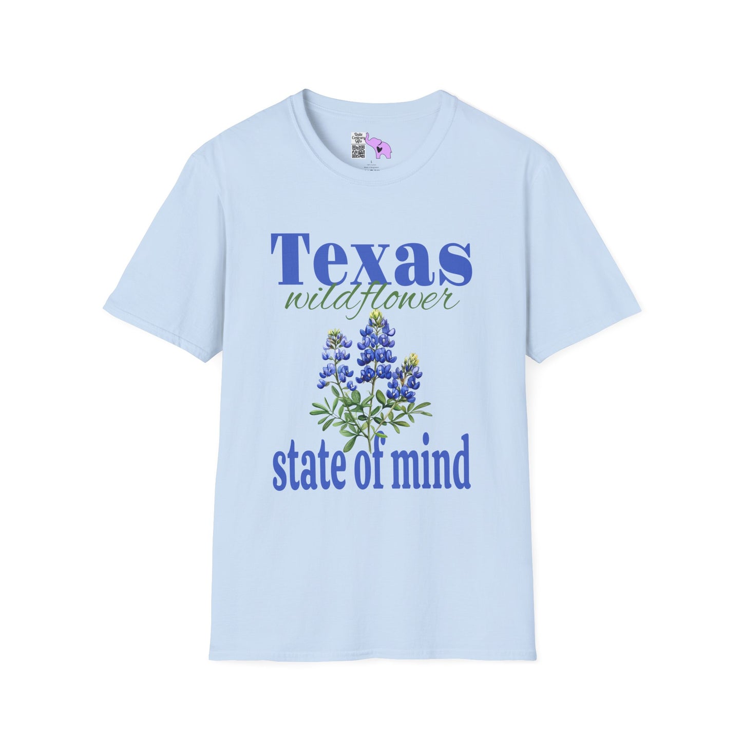 Texas Wildflower State of Mind Adult T-shirt