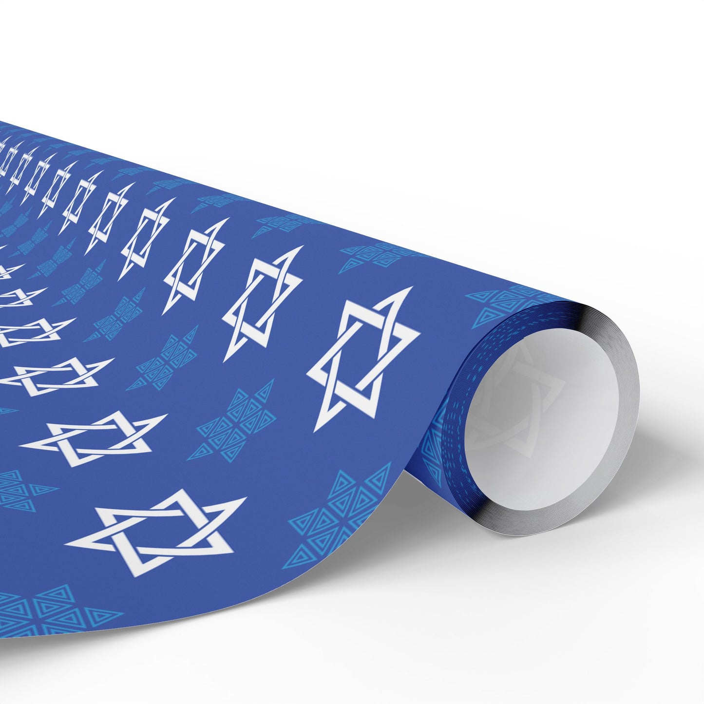 Star of David 4 Hanukkah Wrapping Paper
