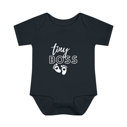 Tiny Boss Infant Baby Rib Bodysuit