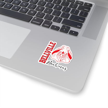 Bellville Vertical Fury, Black Kiss-Cut Decal