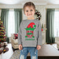 I'm the Happy Elf Personalized Toddler Long Sleeve Tee