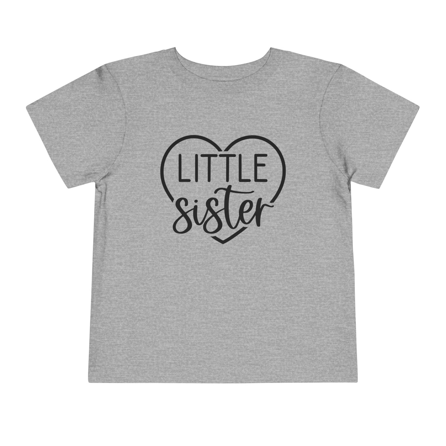 Little Sister (Heart) Toddler Tee