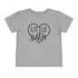 Little Sister (Heart) Toddler Tee