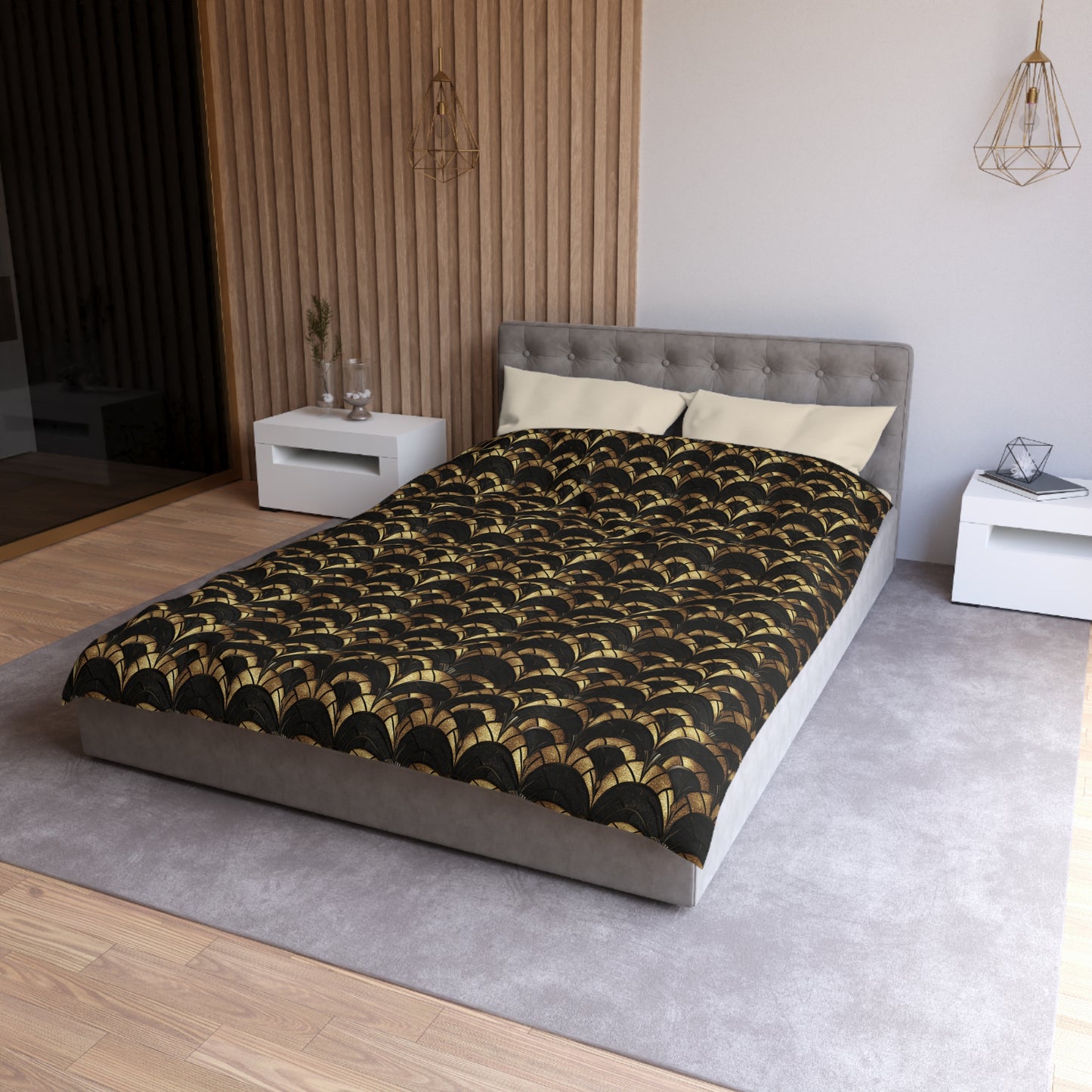 Gilded Elegance Duvet Bedding Set