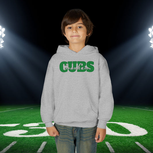Brenham Cubs Double Text Youth Heavy Blend Hoodie