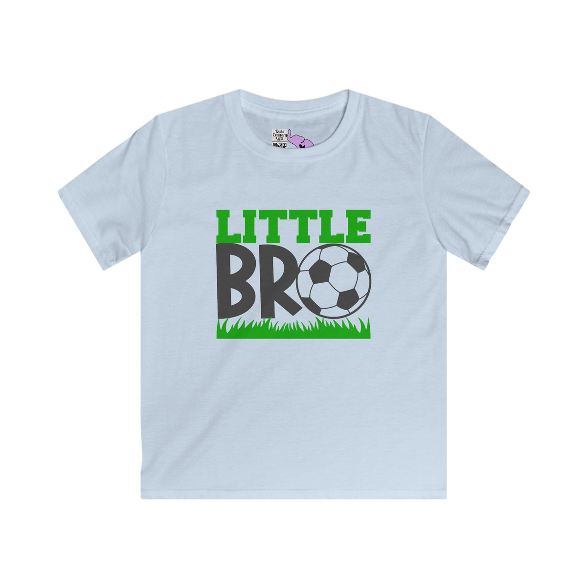Little Bro (Soccer Ball) Youth Softstyle Tee