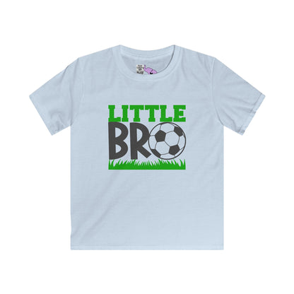 Little Bro (Soccer Ball) Youth Softstyle Tee