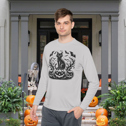 Whiskers at Witching Hour Adult Long Sleeve Tee