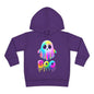 Neon Ghostly Boo Toddler Hoodie