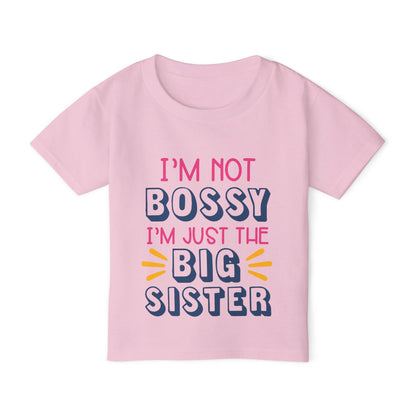 I'm Not Bossy I'm Just The Big Sister Heavy Cotton™ Toddler T-shirt