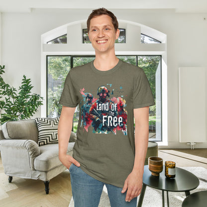 Land of the Free Adult T-shirt