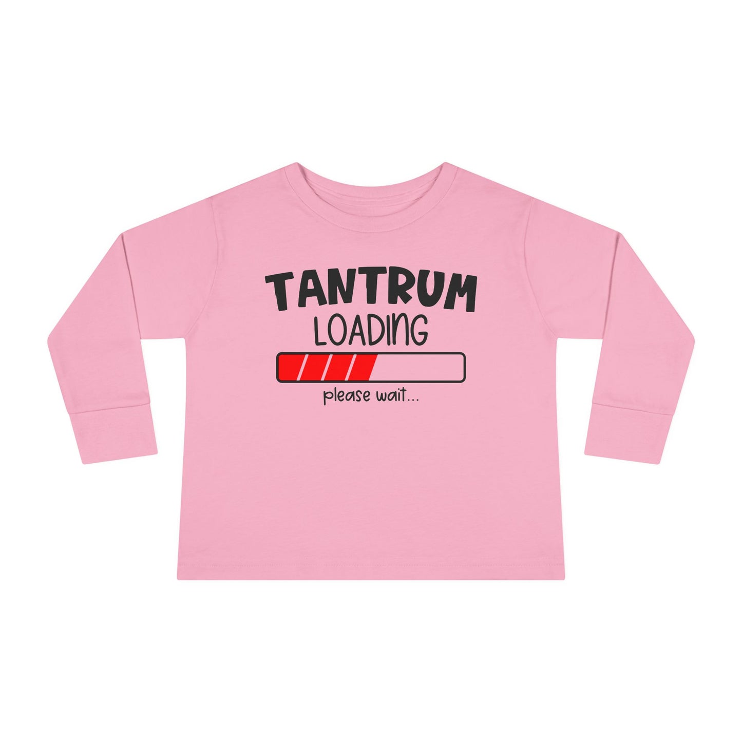 Tantrum Loading Please Wait Toddler Long Sleeve Tee