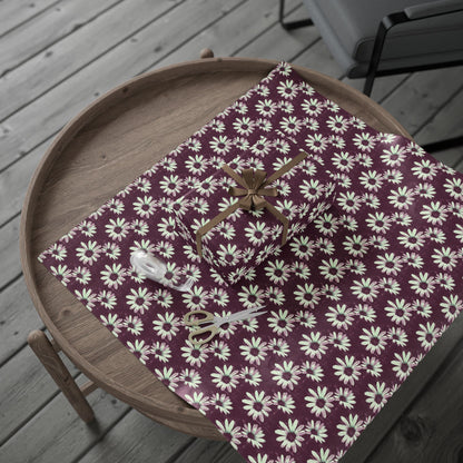 Purple Tide Petals Wrapping Paper
