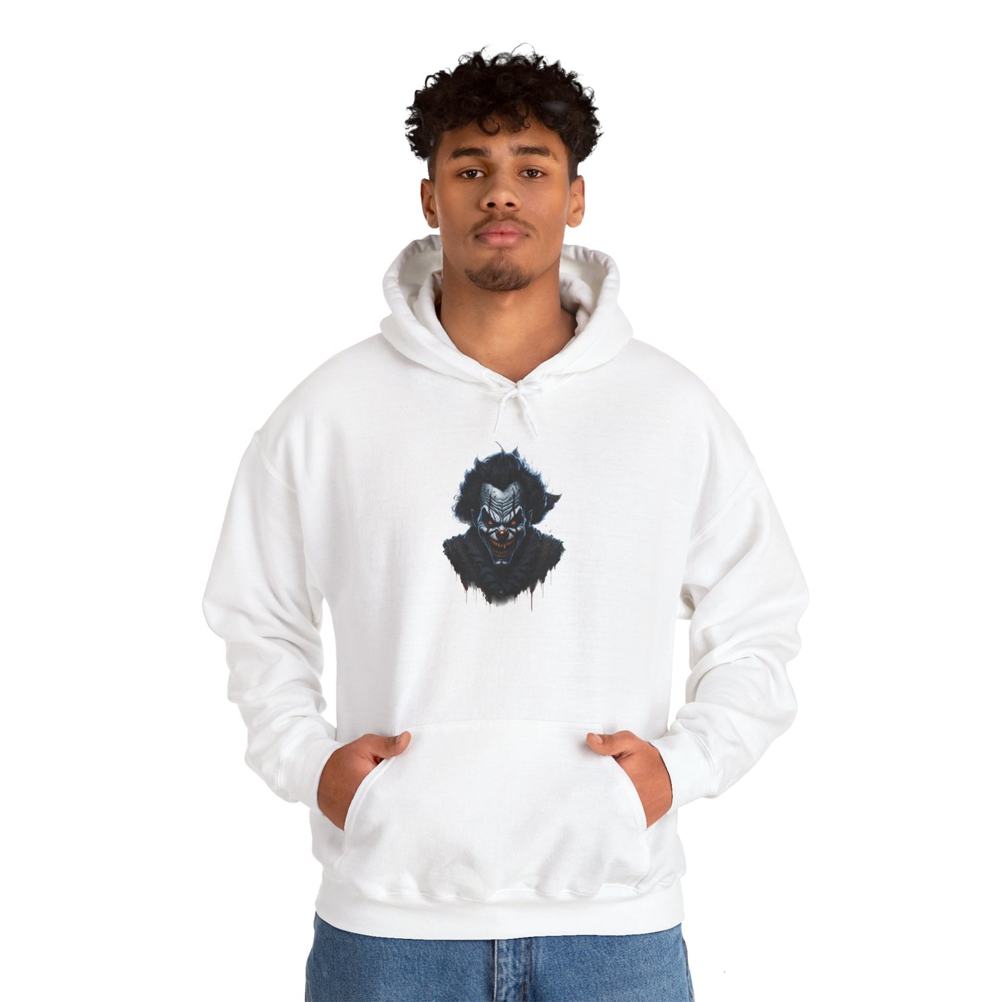 Creepy Clown Heavy Blend™ Hooded Sweatshirt