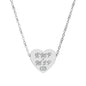 Initials (Eternity Symbol) Personalized Engraved Heart Necklace
