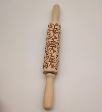 Decorative Embossed Rolling Pins for Baking