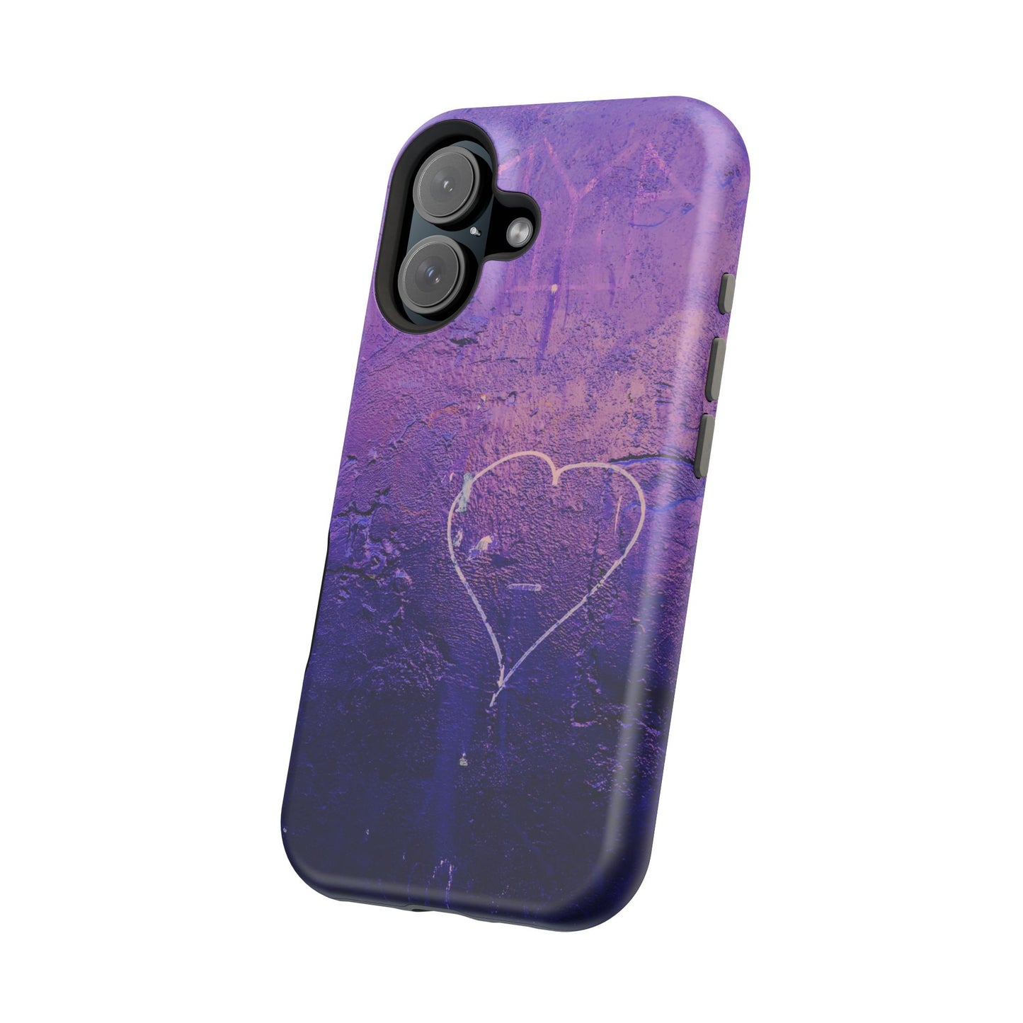 Purple Heart Wall MagSafe® Compatible Tough Case for iPhone