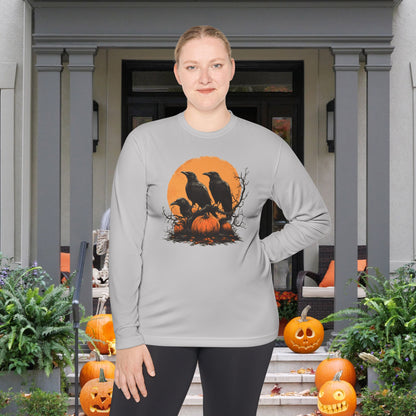 Halloween Crows 4 Adult Long Sleeve Tee