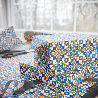 Talavera Sunburst Wrapping Paper