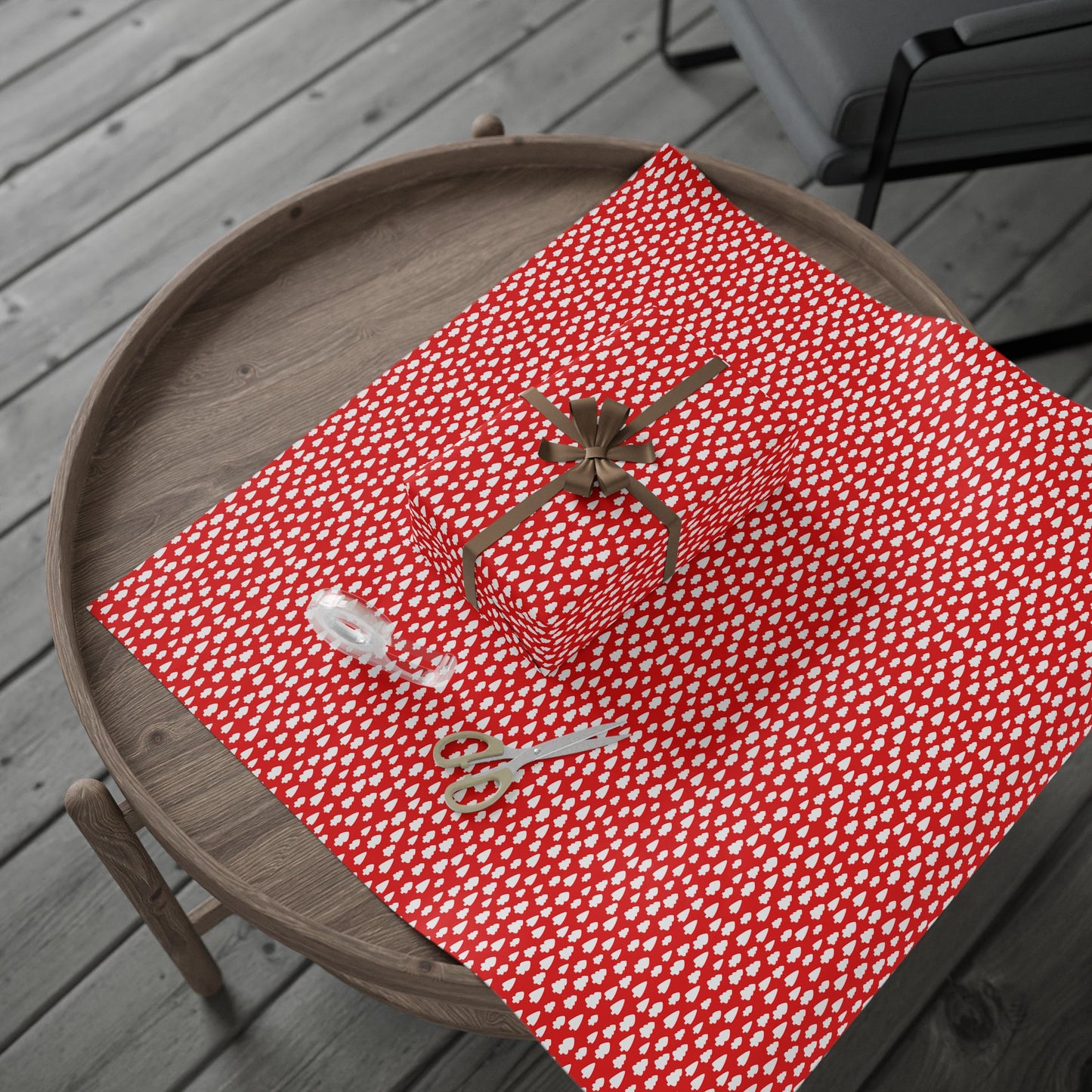 Festive Silhouettes Wrapping Paper