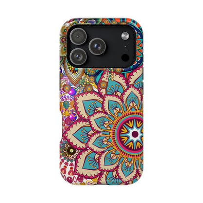 Colorful Mandala MagSafe® Compatible Tough Case for iPhone