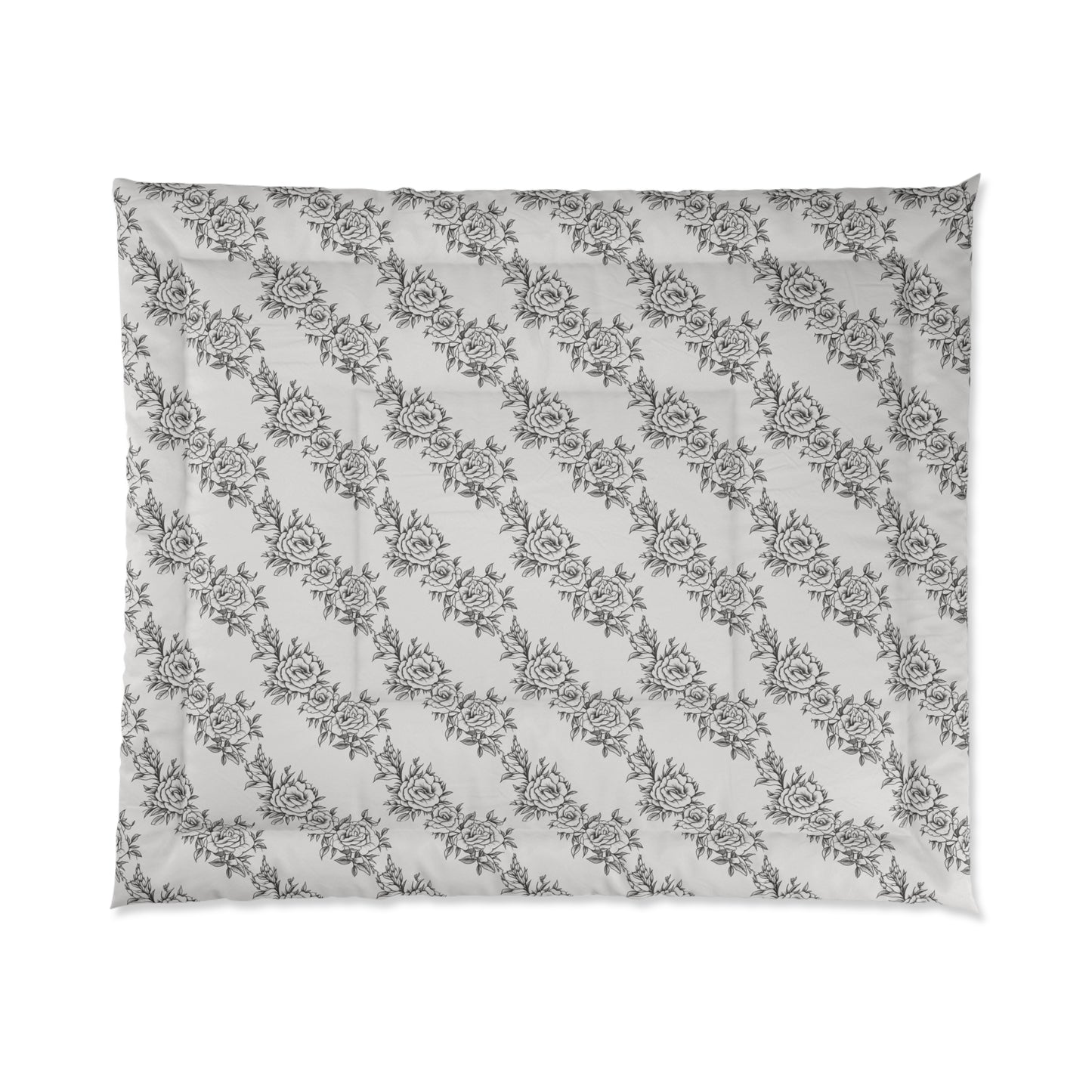 Midnight Rose Sketch Comforter
