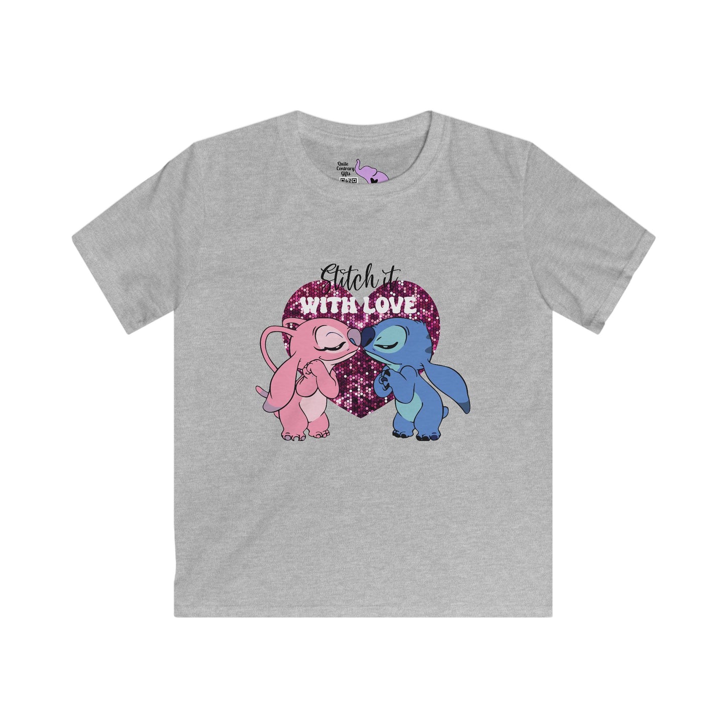 Stitch It With Love Youth Softstyle Tee