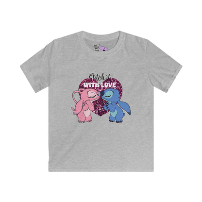 Stitch It With Love Youth Softstyle Tee