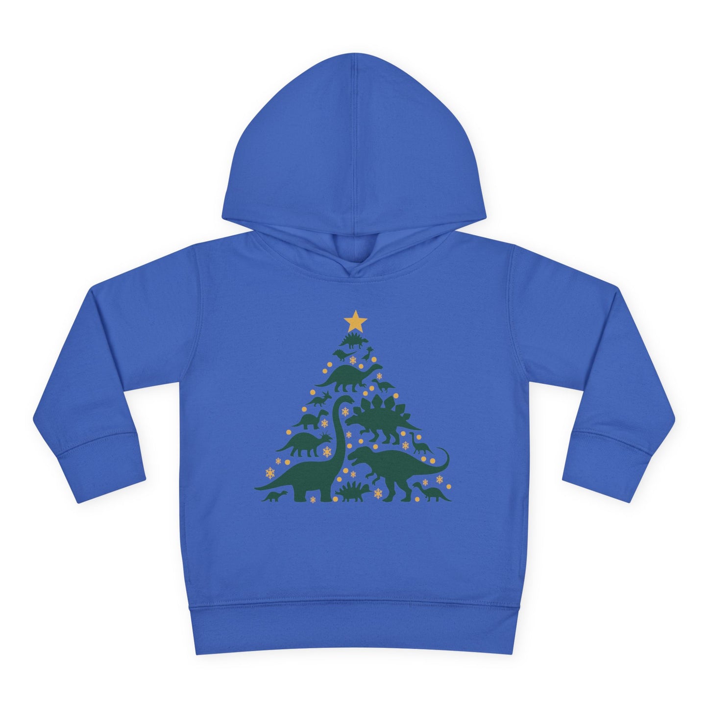 Dinosaur Christmas Tree Toddler Hoodie