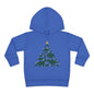 Dinosaur Christmas Tree Toddler Hoodie