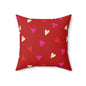 Cupid’s Confetti Throw Pillow